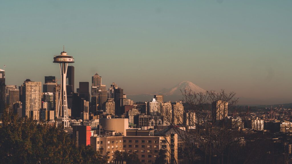 photo of seattle skyline
